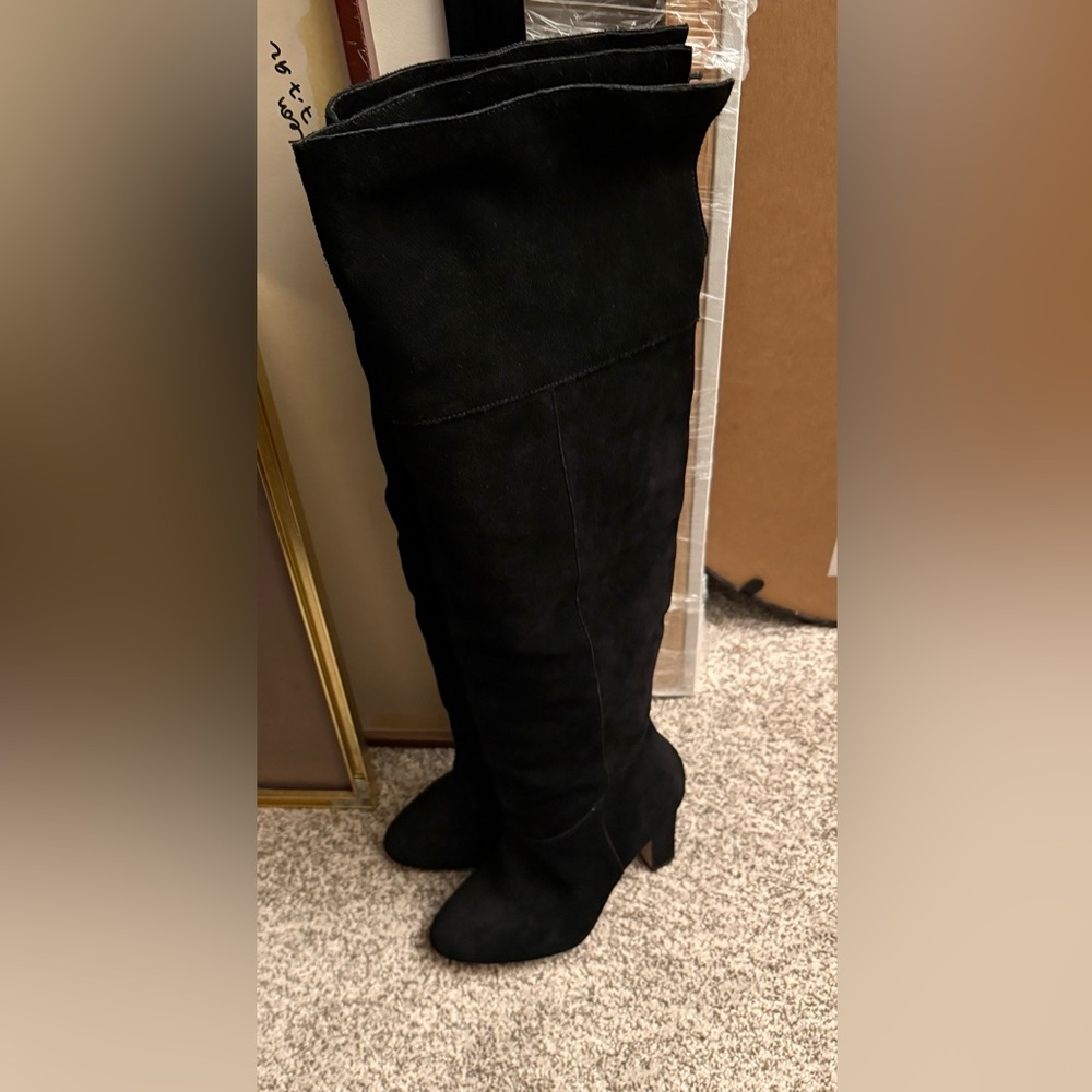 Aldo Black Over-the-Knee Boots